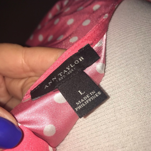 Ann Taylor short sleeve blouse - Picture 3 of 4
